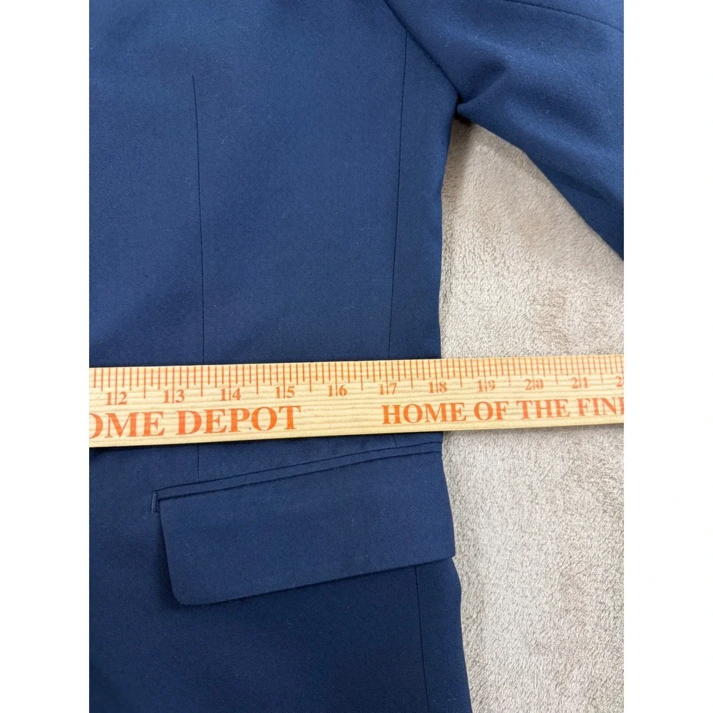 John Varvatos USA Blazer Suit Jacket Men's 38R Navy‎ Blue Polyester Rayon